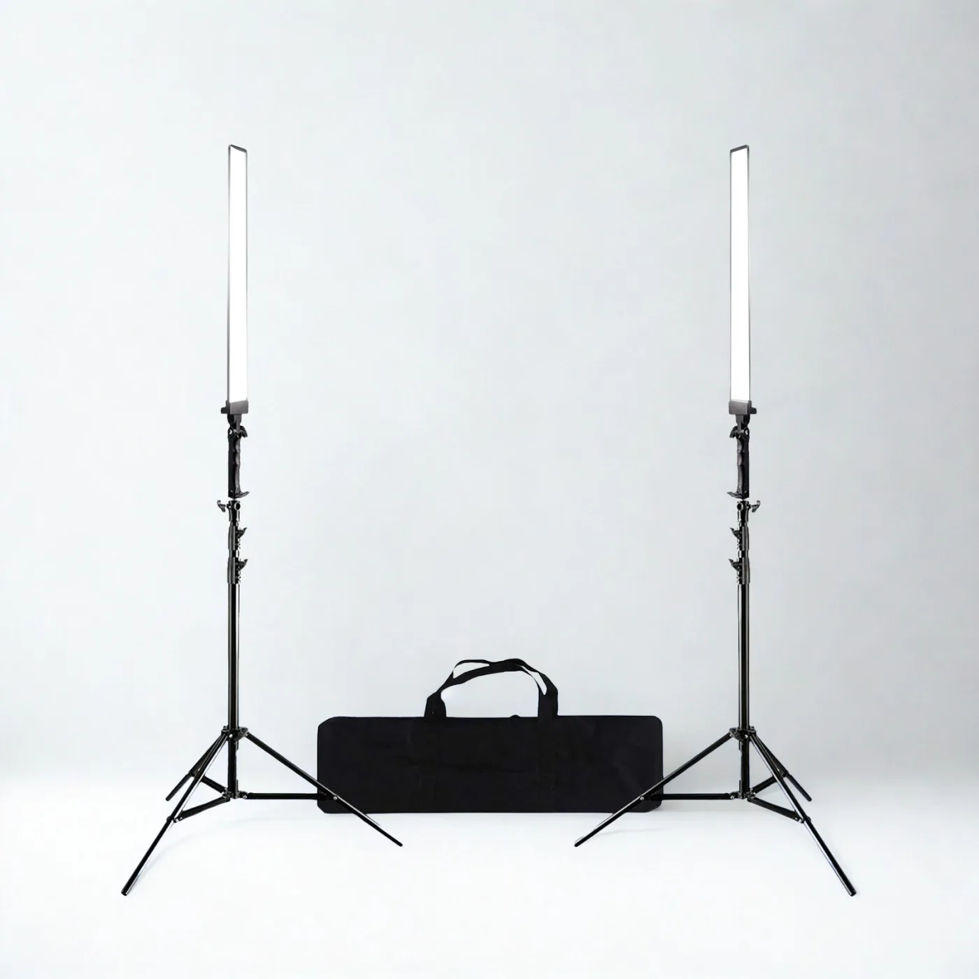 Pack de 2 focos LED con trípodes para iluminación de eventos