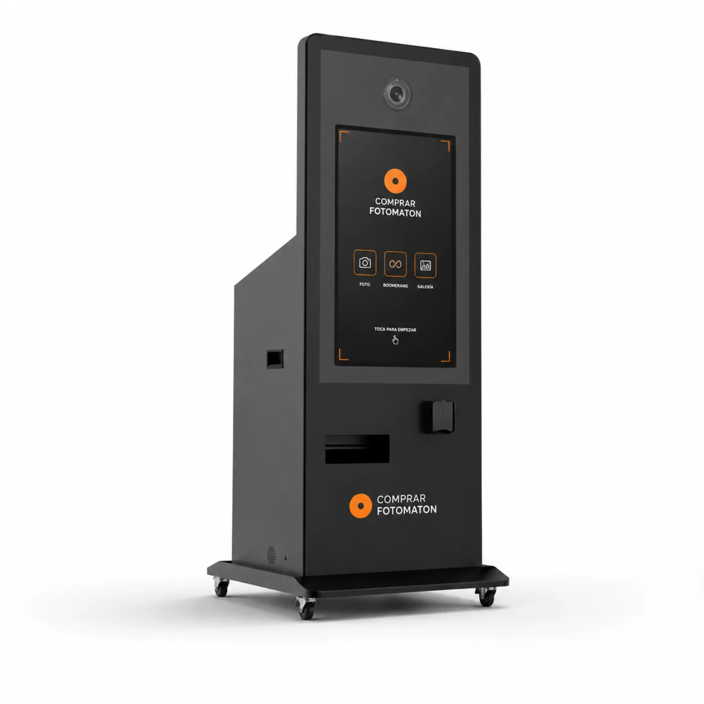 Fotomatón vending metálico antivandálico instalado en un centro comercial